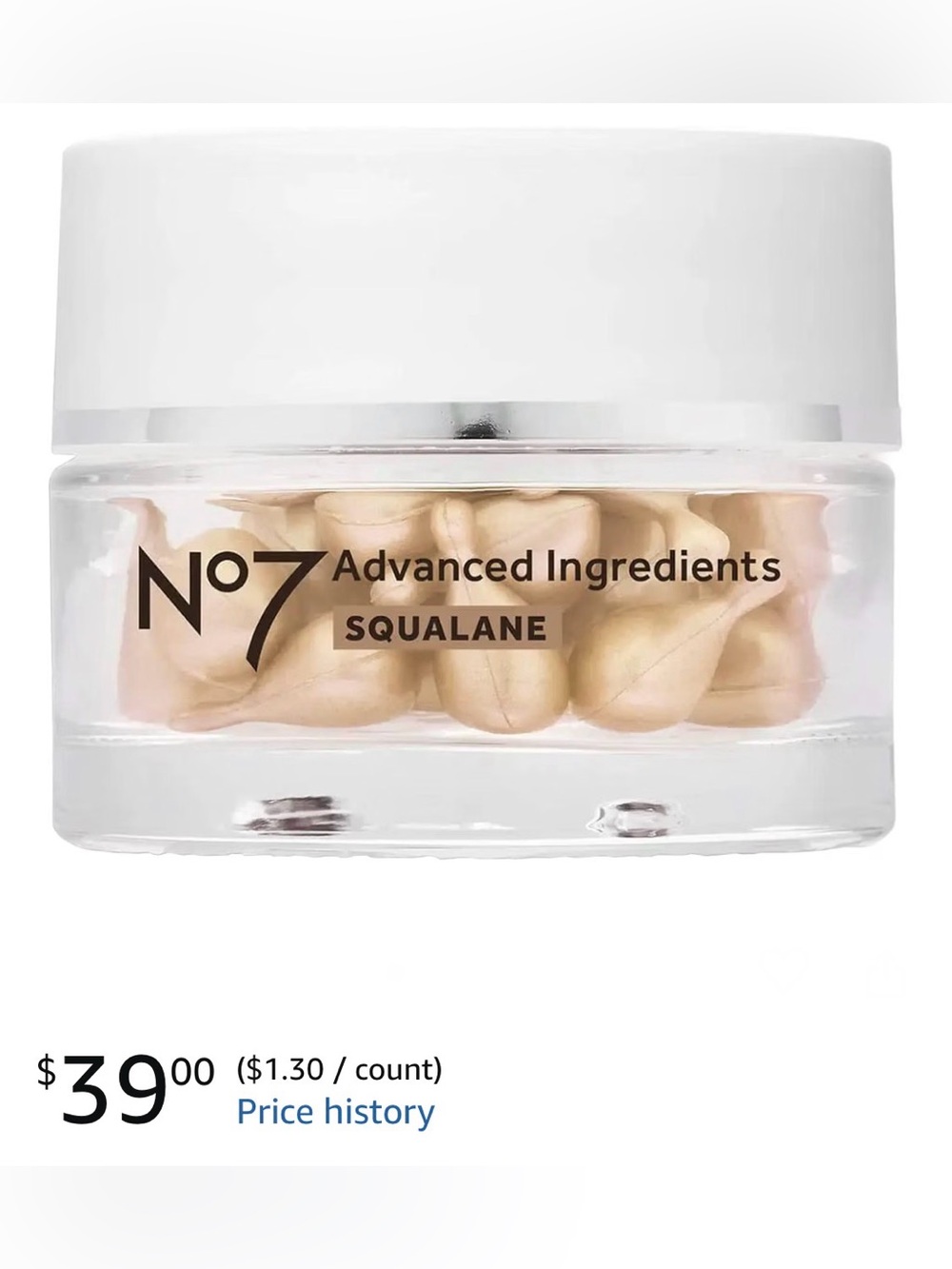 Squalane NO.7 Advanced Ingredients Facial Gold Capsules-Complimentary Face Mask - Picture 2 of 16